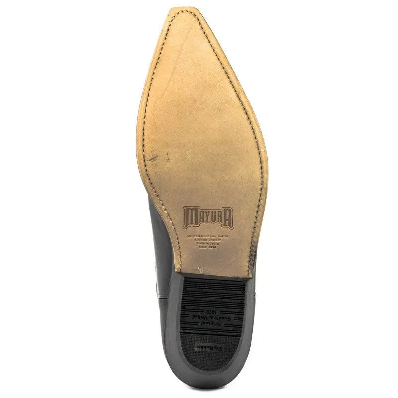 Cowboy Boots for Women and Men Handcrafted in Black Leather 1920 Texans