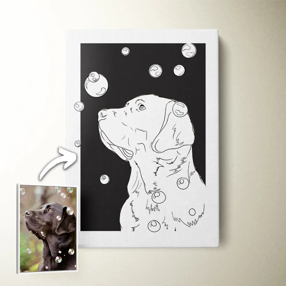 Custom Modern Pet Sketch