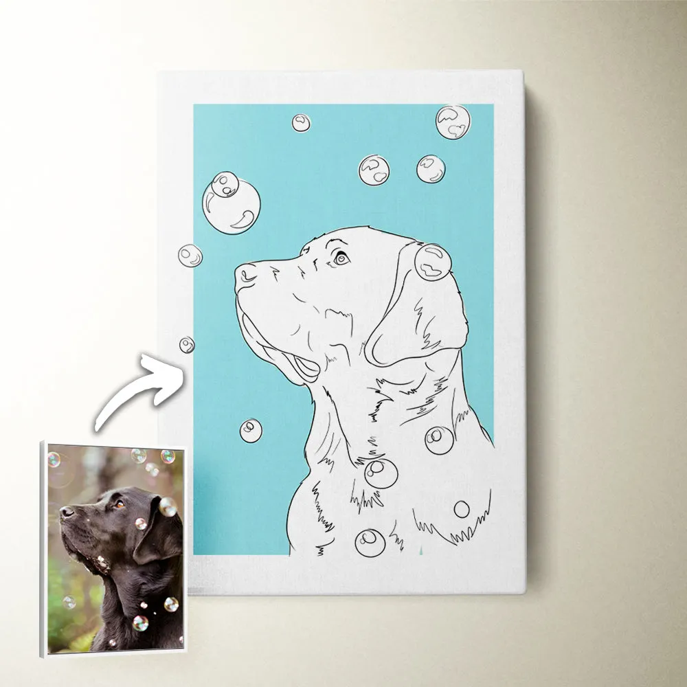Custom Modern Pet Sketch