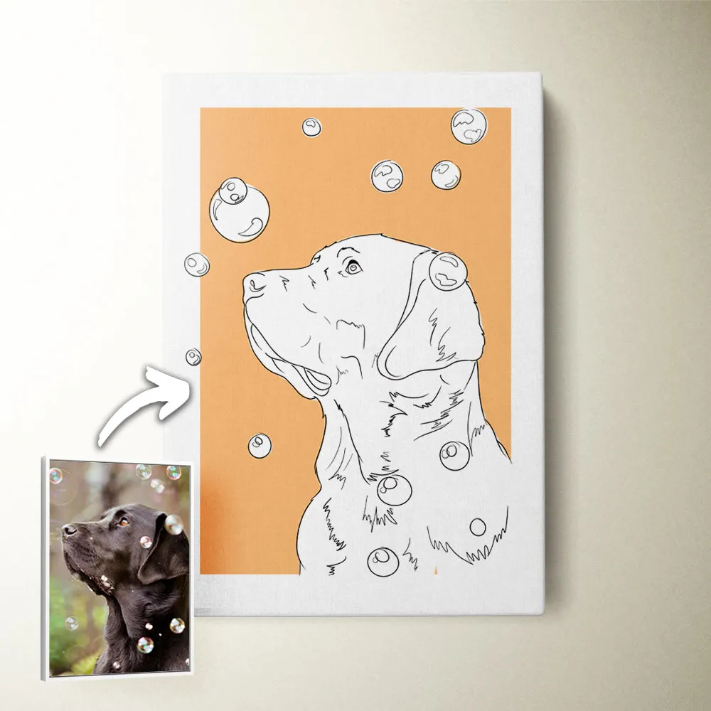 Custom Modern Pet Sketch