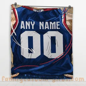 Custom Premium Quilt Blanket Kansas Jersey Basketball Personalized Quilt Gifts for Her & Him