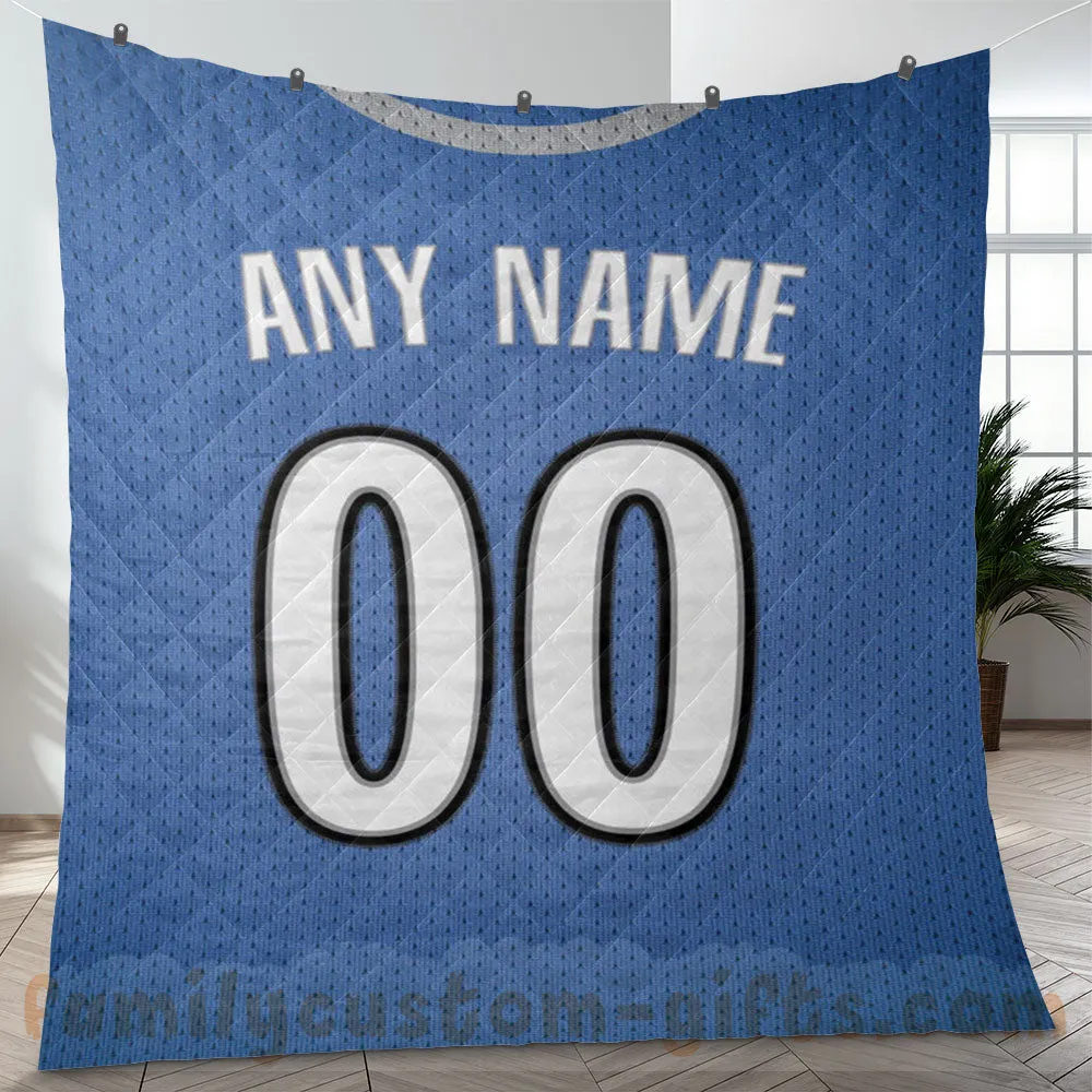 Custom Premium Quilt Blanket Minnesota Jersey Basketball Personalized Quilt Gifts for Her & Him