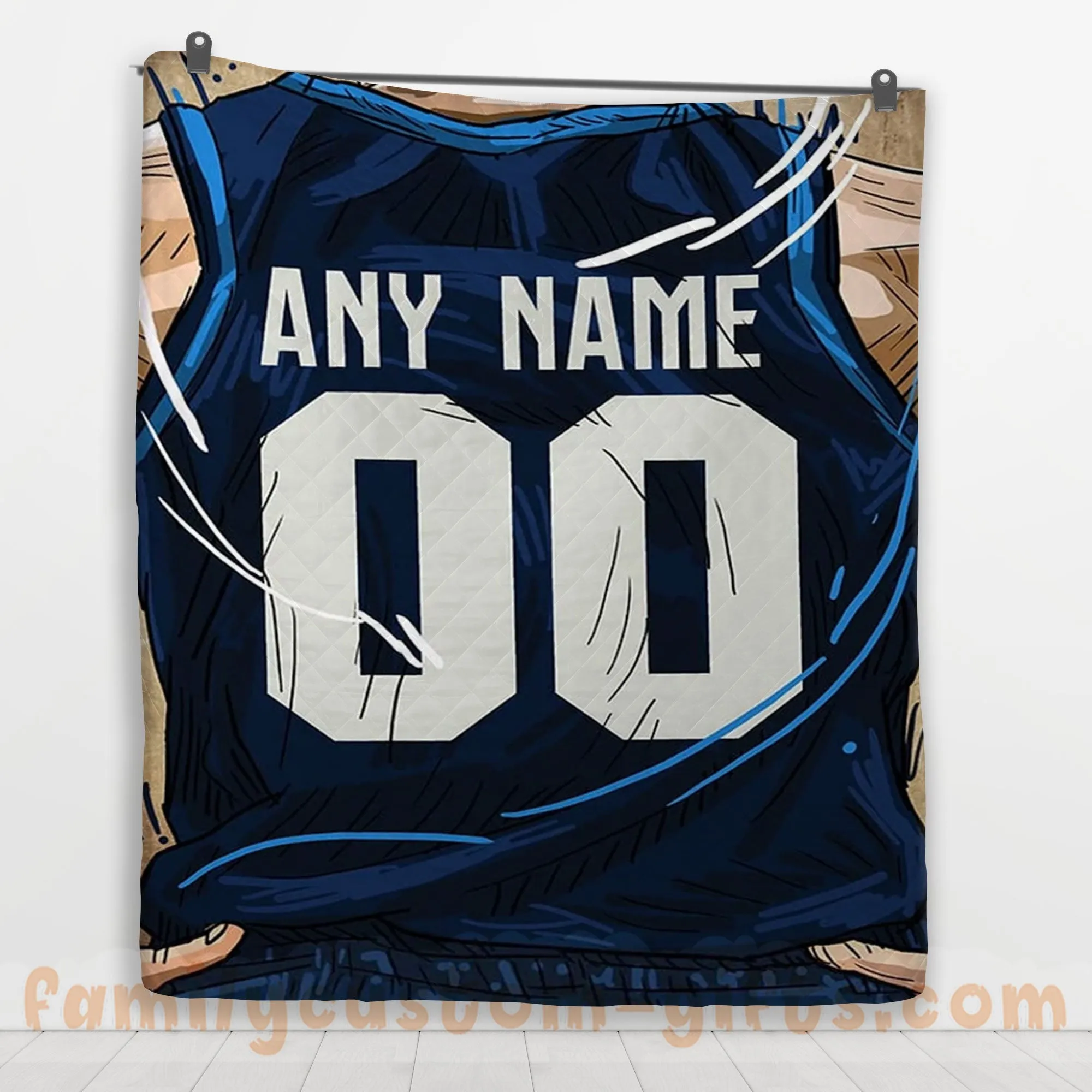 Custom Premium Quilt Blanket Minnesota Jersey Basketball Personalized Quilt Gifts for Her & Him