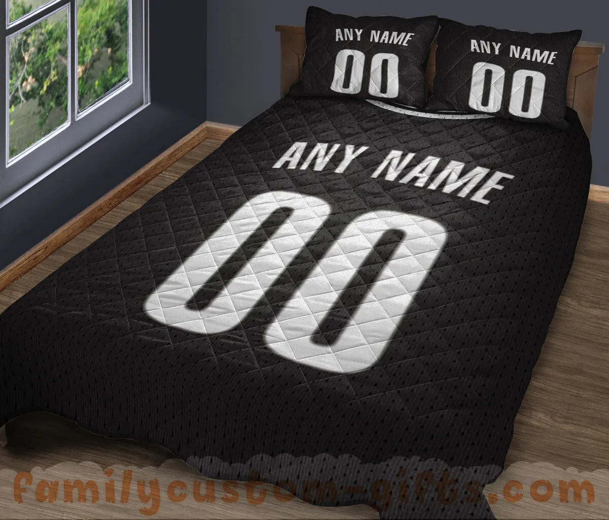 Custom Quilt Sets Brooklyn Jersey Personalized Basketball Premium Quilt Bedding for Boys Girls Men Women