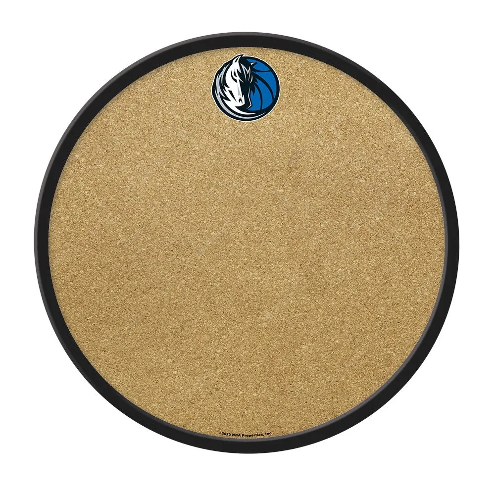 Dallas Mavericks: Modern Disc Cork Board