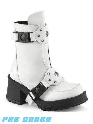 DEMONIA BRATTY-56 - WHITE ✰ PRE ORDER ✰