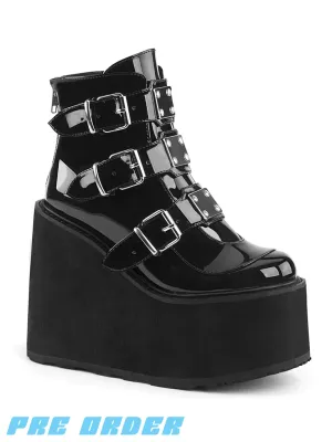 DEMONIA SWING-105 - BLACK PATENT ✰ PRE ORDER ✰