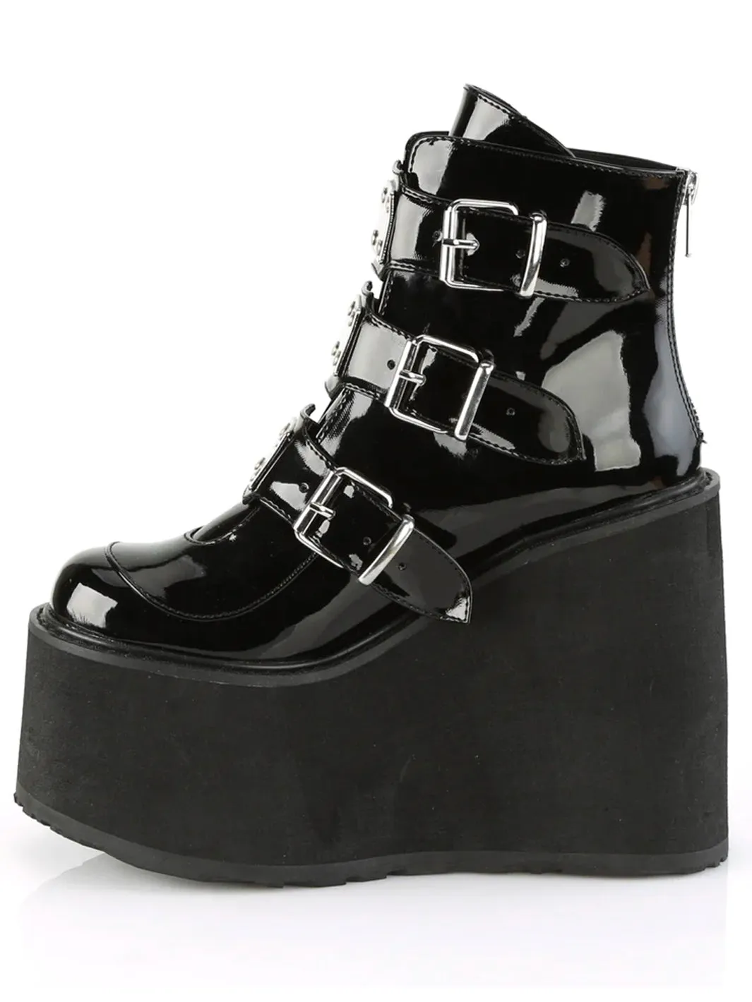 DEMONIA SWING-105 - BLACK PATENT ✰ PRE ORDER ✰