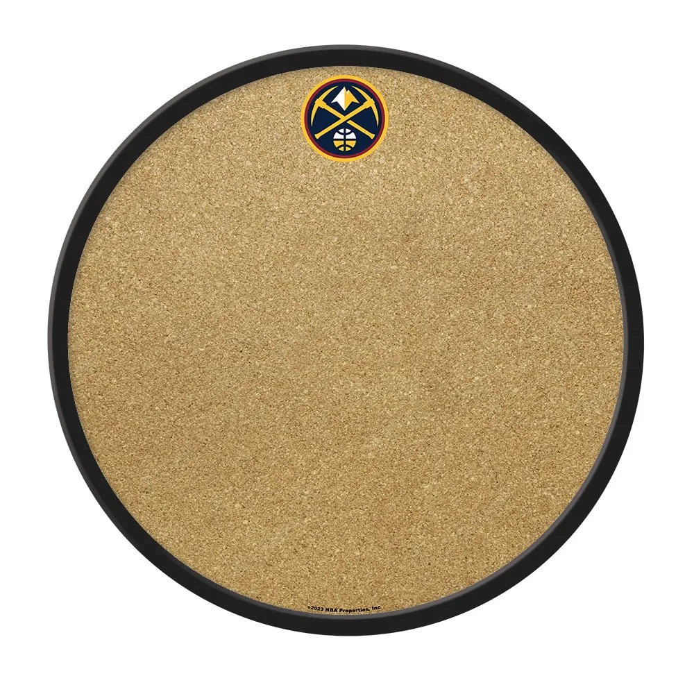 Denver Nuggets: Modern Disc Cork Board