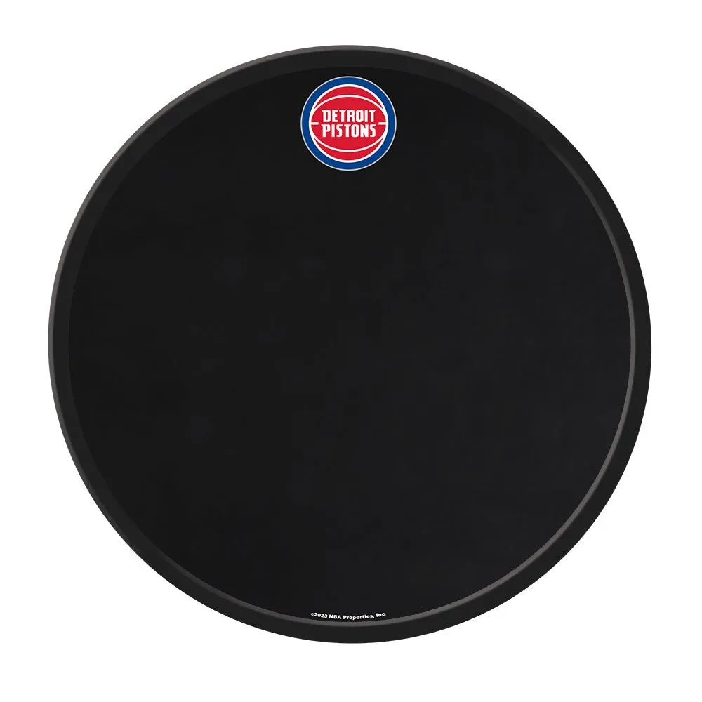 Detroit Pistons: Modern Disc Chalkboard