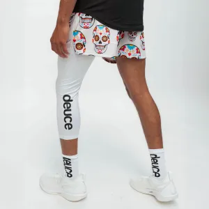 DEUCE ONE LEGGED TIGHTS | White