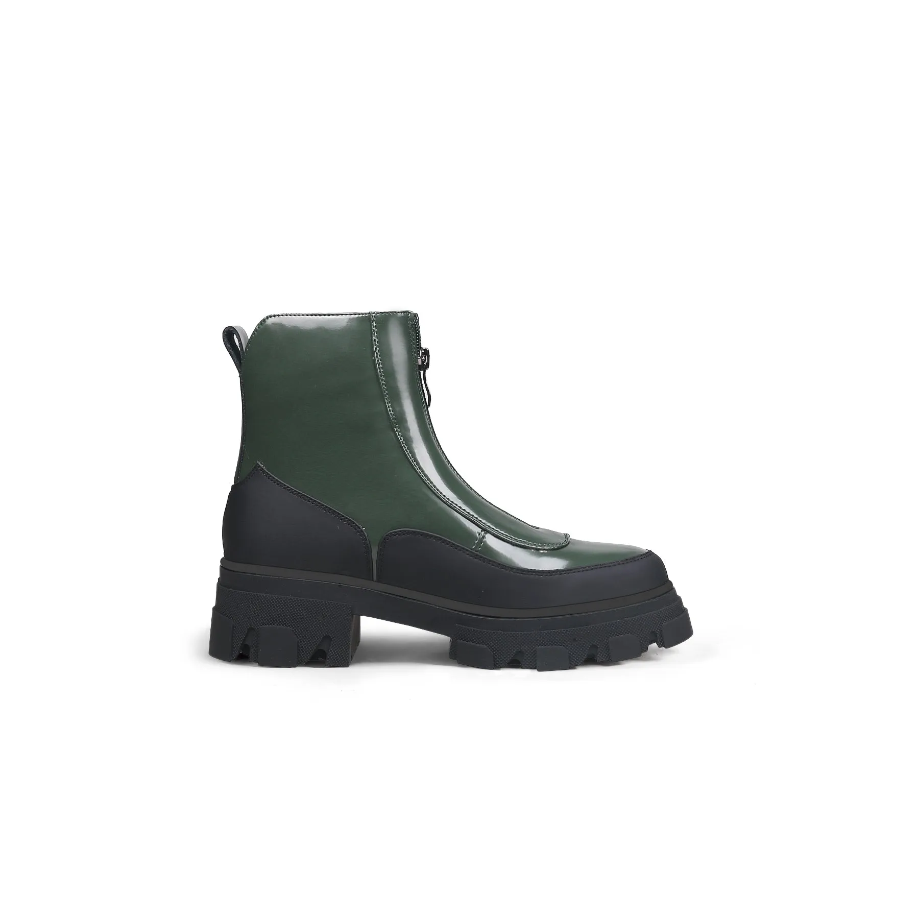 Duck Green Leather Chelsea Boot