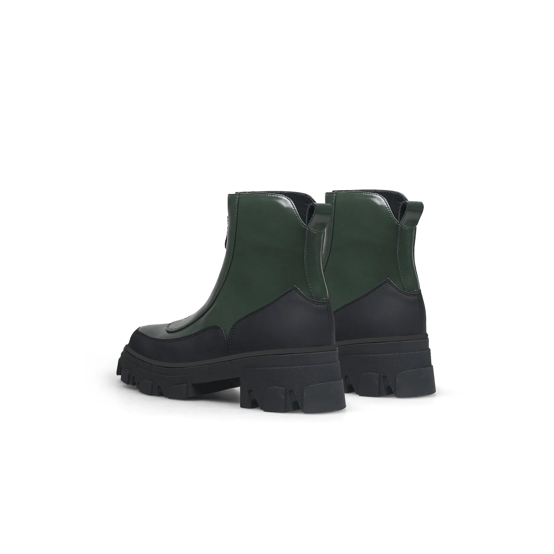 Duck Green Leather Chelsea Boot