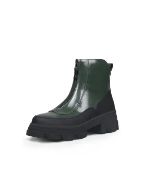 Duck Green Leather Chelsea Boot