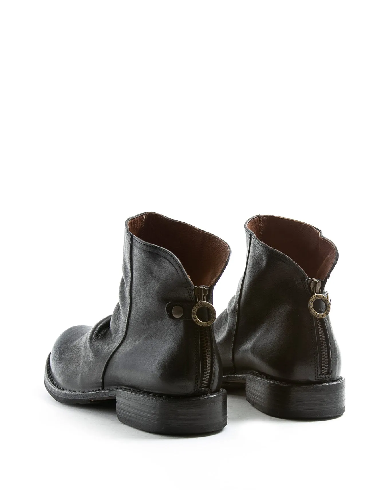 ELINA Black Leather Boots