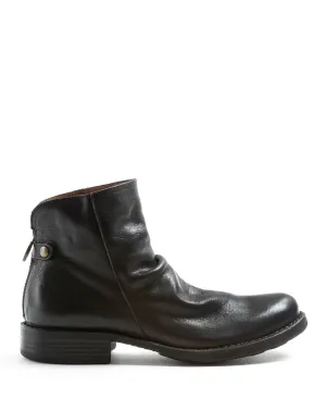 ELINA Black Leather Boots