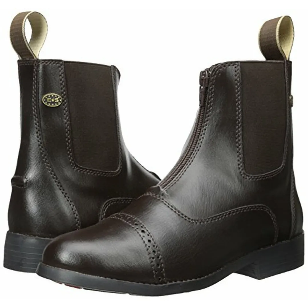 EquiStar Synthetic Zip Paddock Boots - Childs