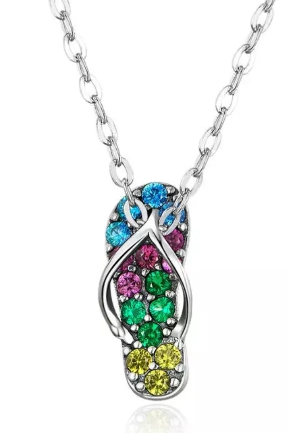 Essential Tropical Necklace in Sterling Silver