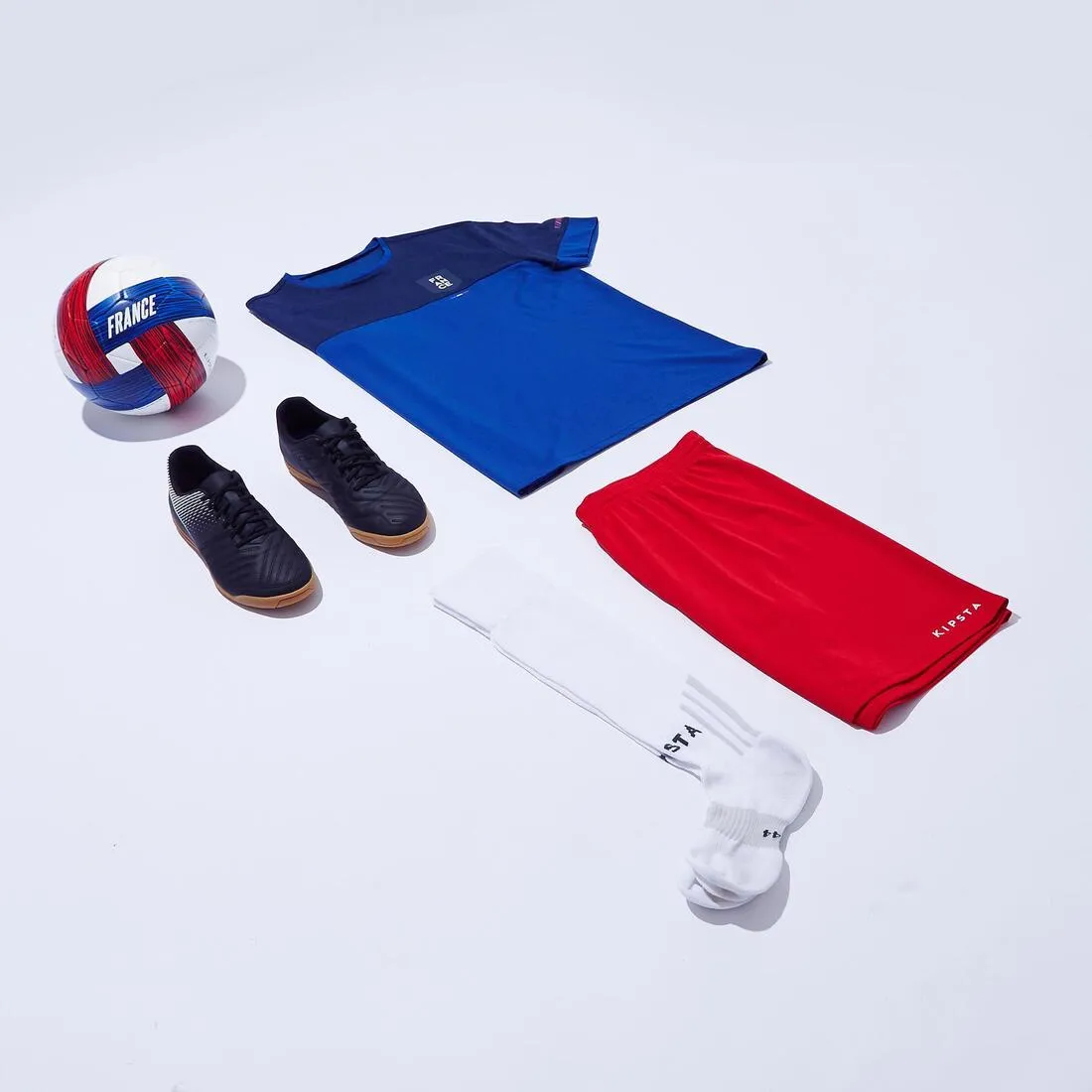 FF100 France Adult Football Shirt - Blue
