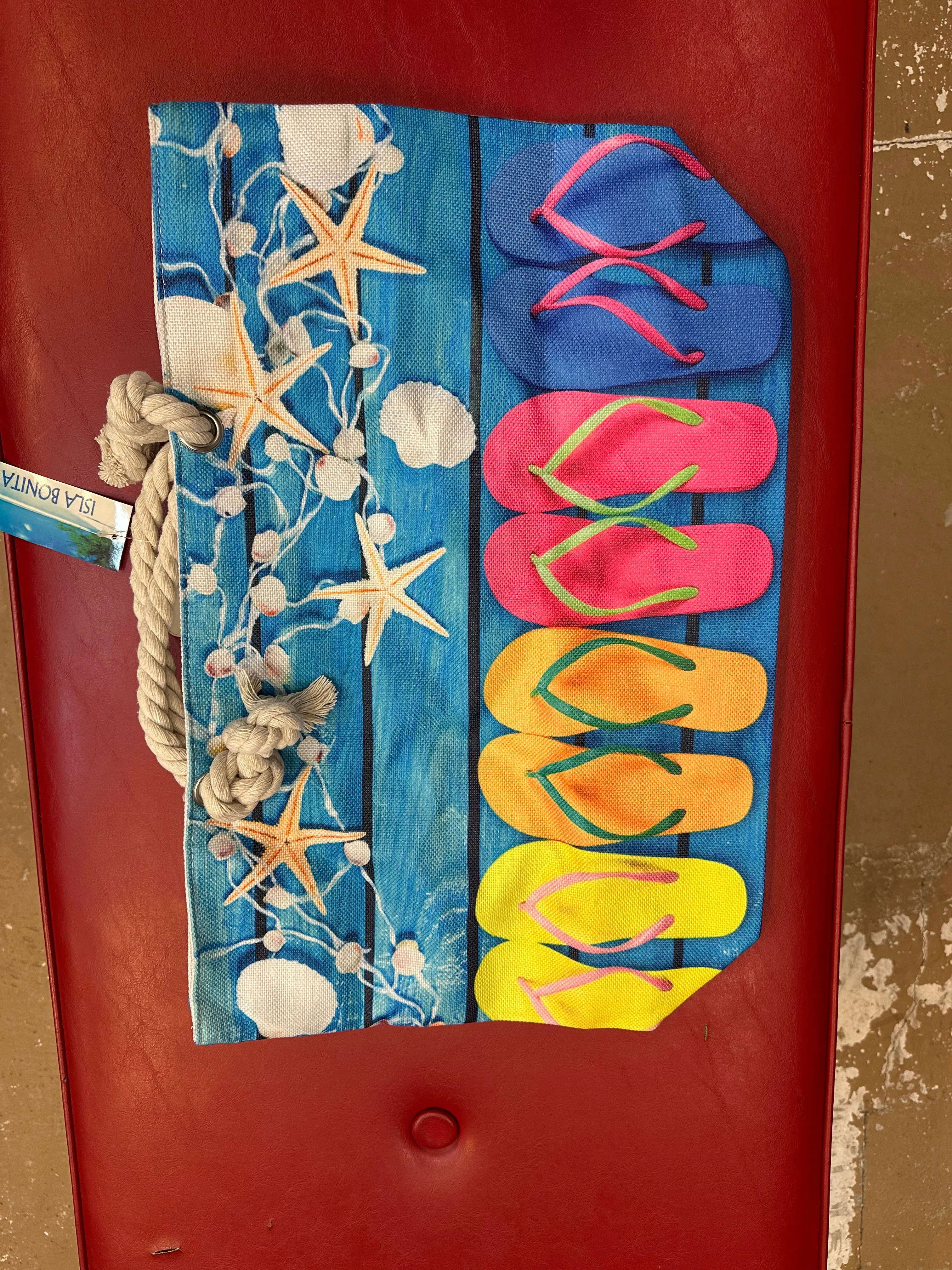 Flip Flop Vacation Beach Bag