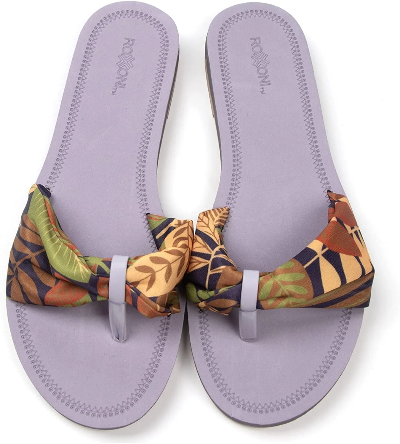 Floral Lace Strap Slippers for Women – Boho Indoor Outdoor Slippers for Summers – Stylish & Trendy Casual Slippers for Women