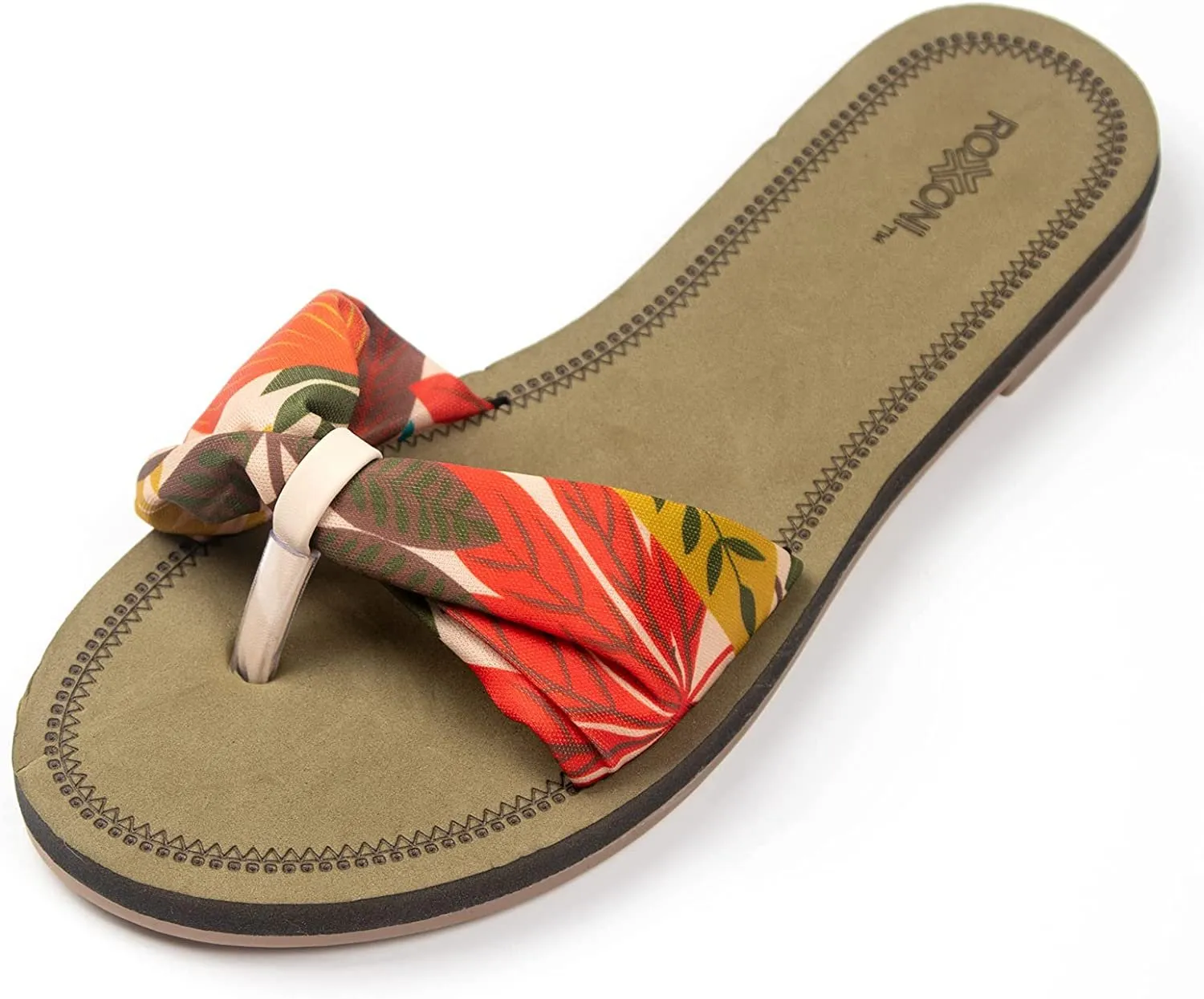Floral Lace Strap Slippers for Women – Boho Indoor Outdoor Slippers for Summers – Stylish & Trendy Casual Slippers for Women