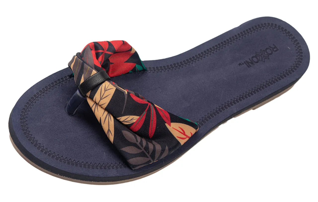 Floral Lace Strap Slippers for Women – Boho Indoor Outdoor Slippers for Summers – Stylish & Trendy Casual Slippers for Women