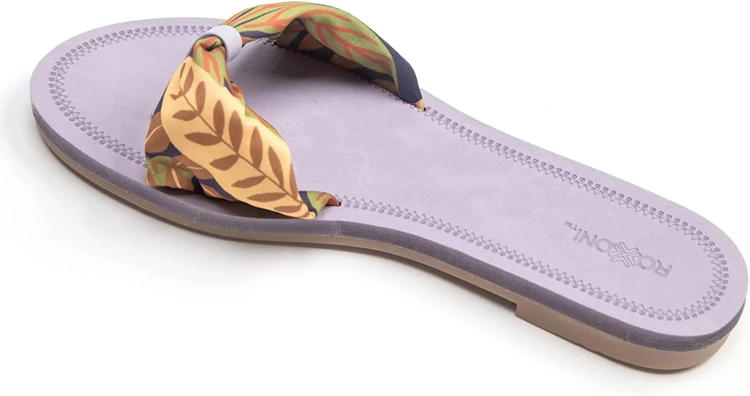 Floral Lace Strap Slippers for Women – Boho Indoor Outdoor Slippers for Summers – Stylish & Trendy Casual Slippers for Women