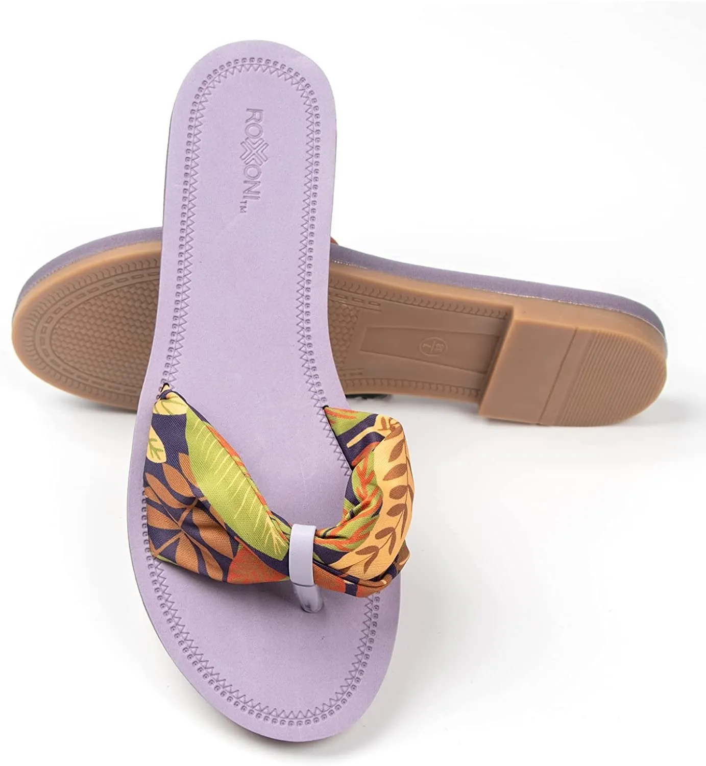 Floral Lace Strap Slippers for Women – Boho Indoor Outdoor Slippers for Summers – Stylish & Trendy Casual Slippers for Women