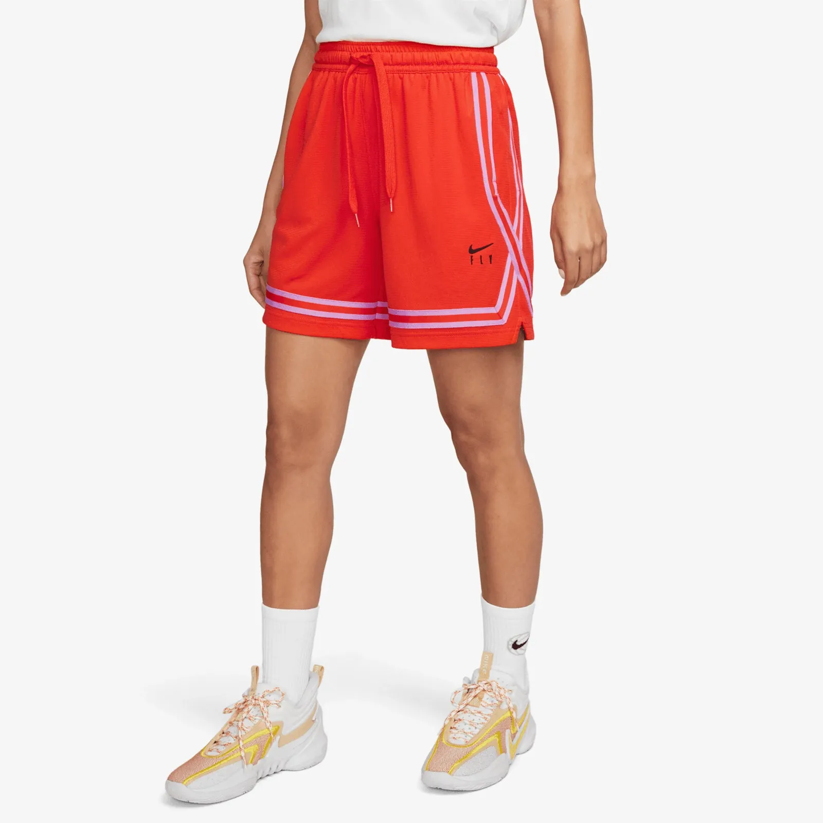 Fly Crossover Women's Basketball Shorts - Red