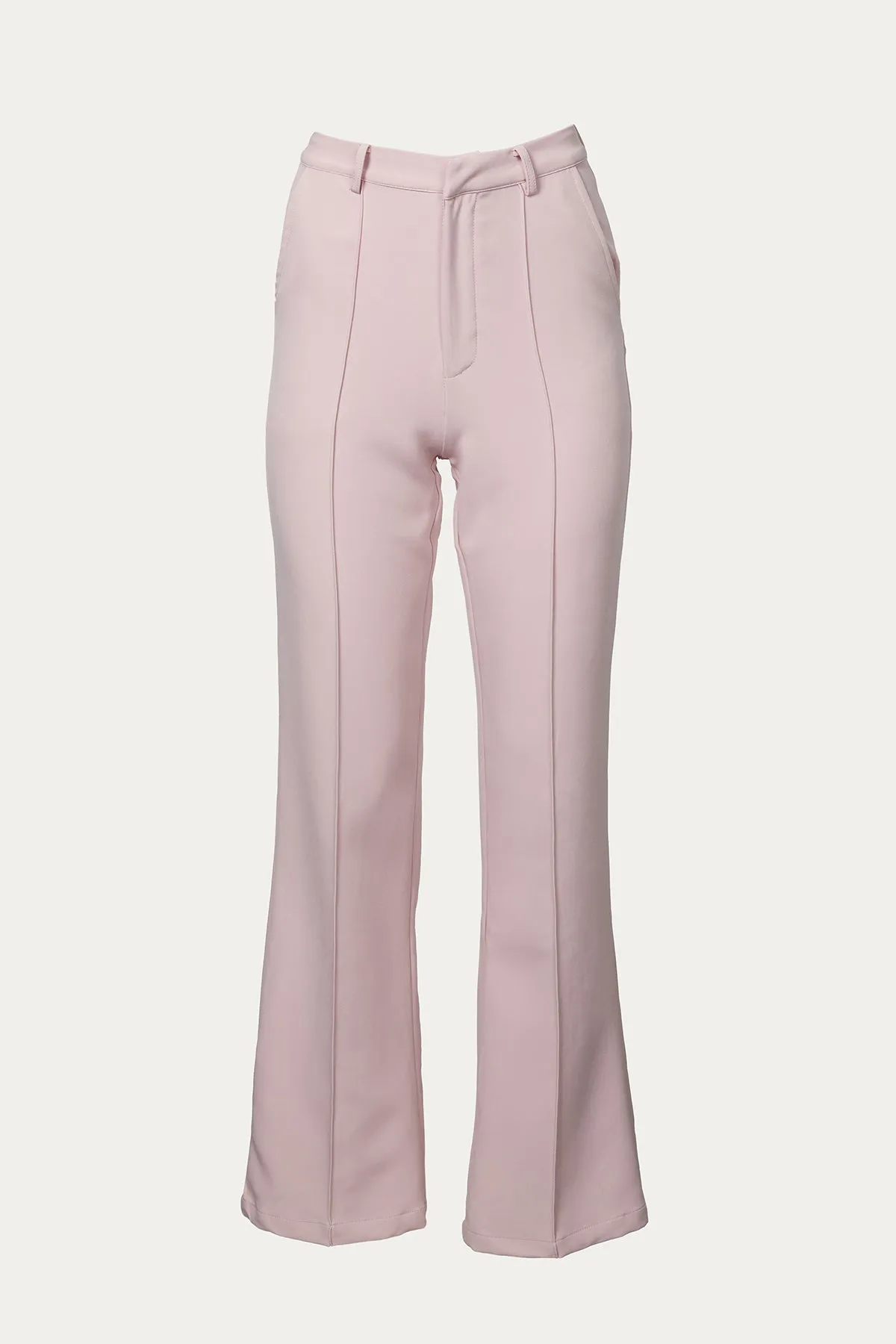 FRONT SEAM WIDE LEG PANTS