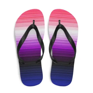 Genderfluid Gradient Flip Flops