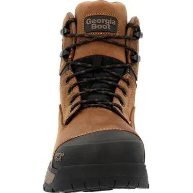 Georgia Men's Durablend Edge 6" Alloy Toe Waterproof Work Boot -Brown- GB00679