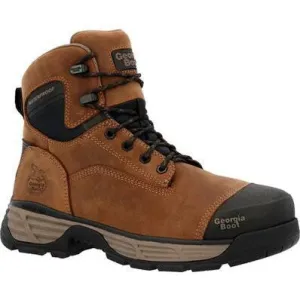 Georgia Men's Durablend Edge 6" Alloy Toe Waterproof Work Boot -Brown- GB00679