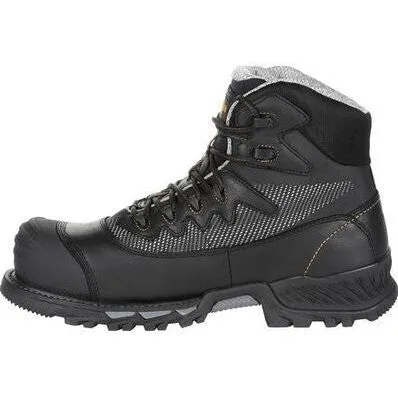 Georgia Men's Rumbler 6" Comp Toe Waterproof Hiker Work Boot- Black- GB00311