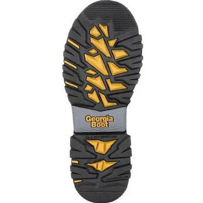 Georgia Men's Rumbler 6" Comp Toe Waterproof Hiker Work Boot- Black- GB00311