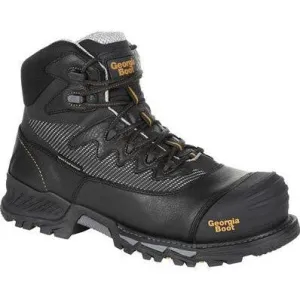 Georgia Men's Rumbler 6" Comp Toe Waterproof Hiker Work Boot- Black- GB00311