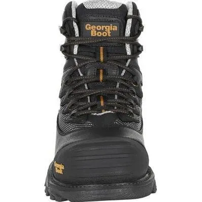 Georgia Men's Rumbler 6" Comp Toe Waterproof Hiker Work Boot- Black- GB00311