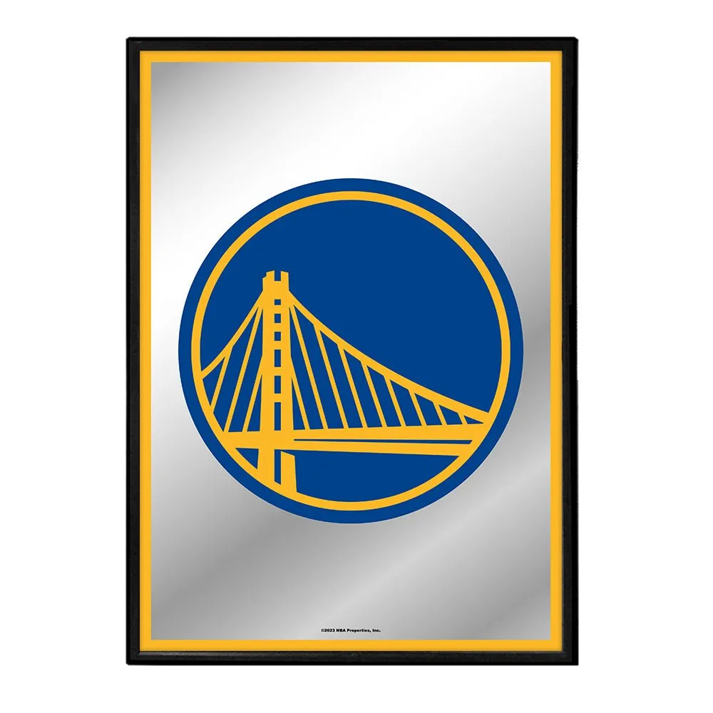Golden State Warriors: Framed Mirrored Wall Sign