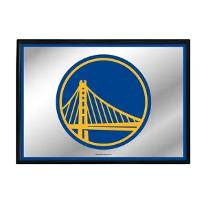 Golden State Warriors: Framed Mirrored Wall Sign