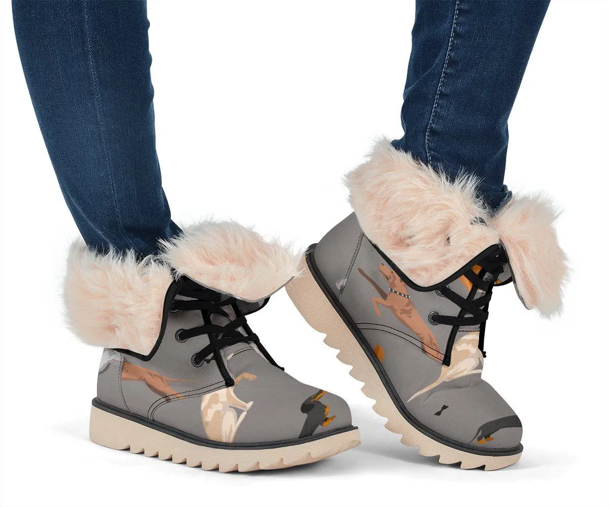 Grey Dog Breeds Polar Boots