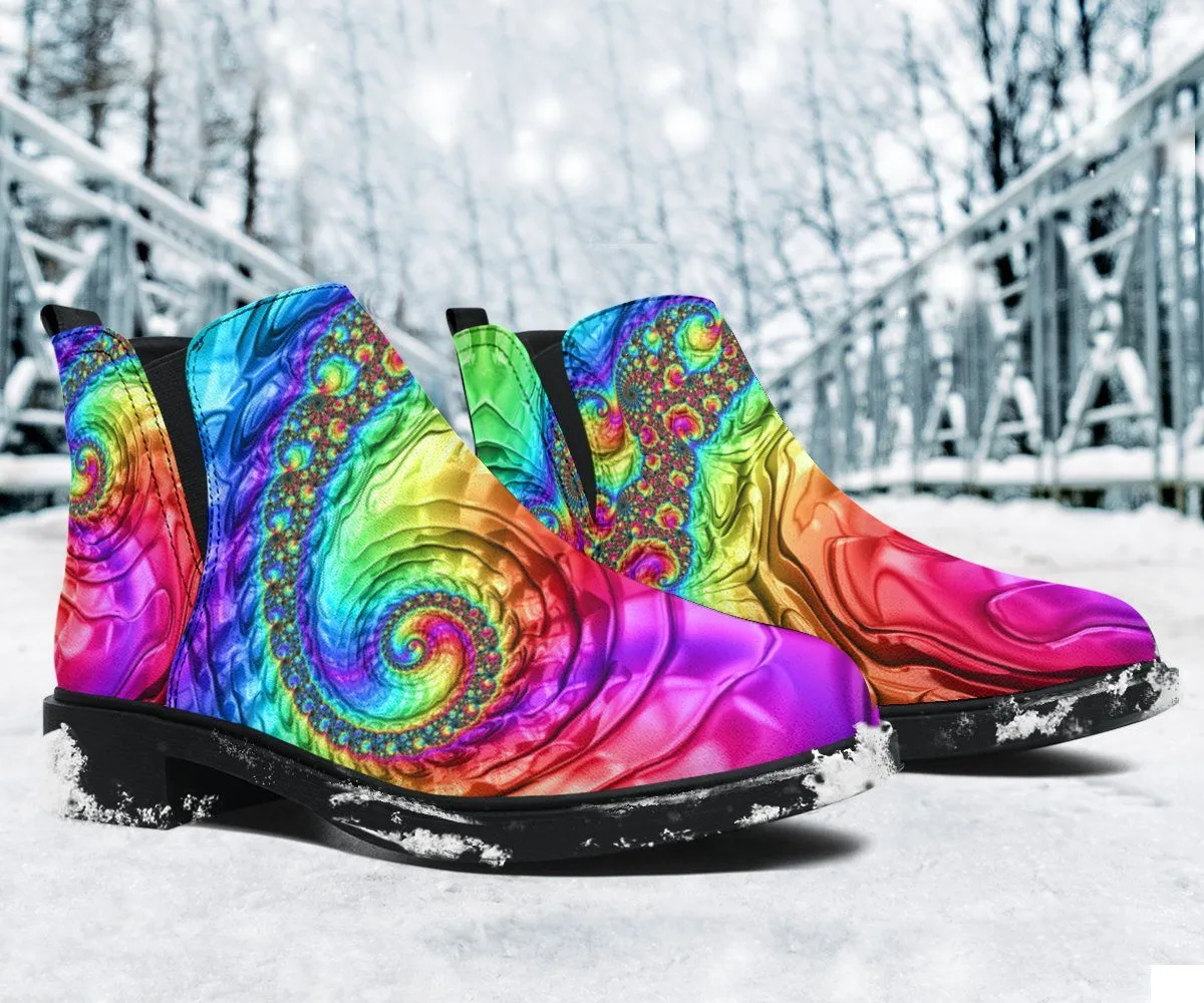 Happy Rainbow Fashion Boots