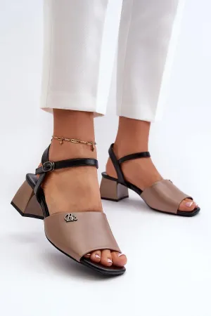 Heel sandals