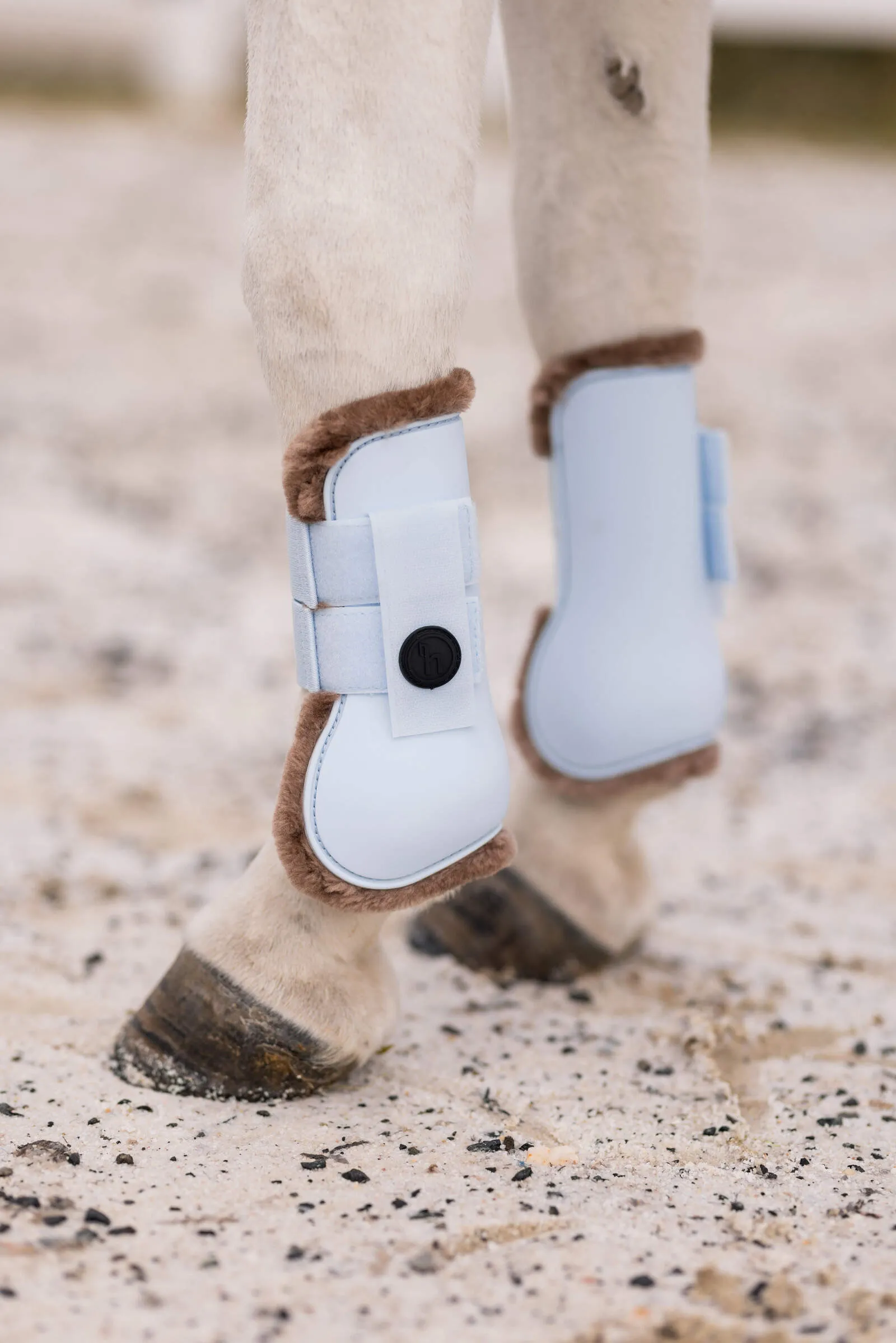 Horze Rising Star Tendon Boots Ice Water Blue