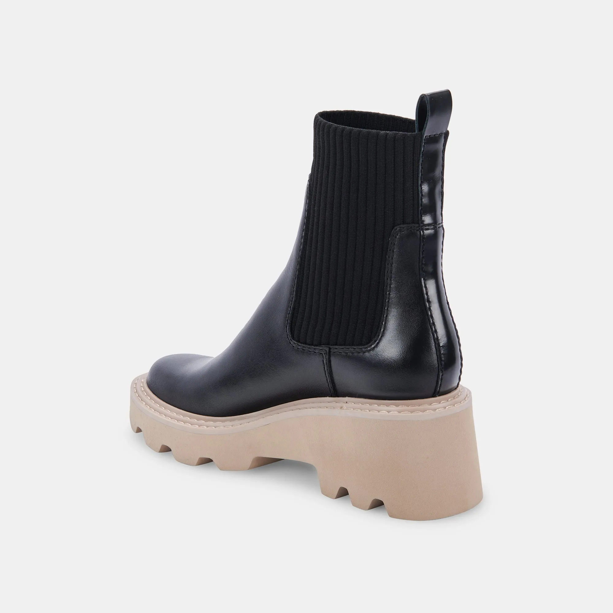 HOVEN H2O BOOTS ONYX LEATHER - re:vita