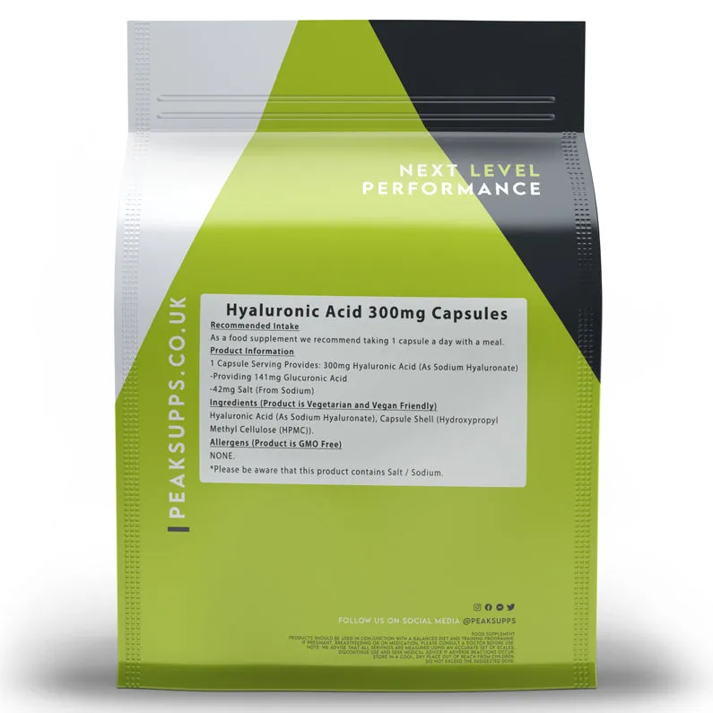Hyaluronic Acid 300mg Capsules (Pure)