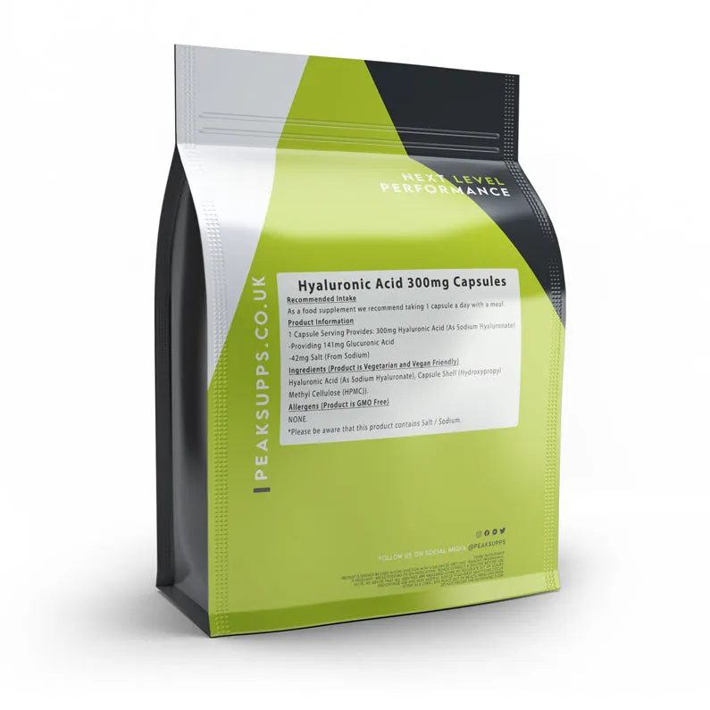 Hyaluronic Acid 300mg Capsules (Pure)