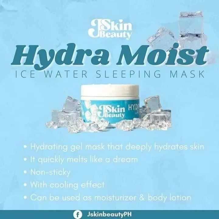 Hydra Moist Ice Water Sleeping Mask by JSkin Beauty 300g