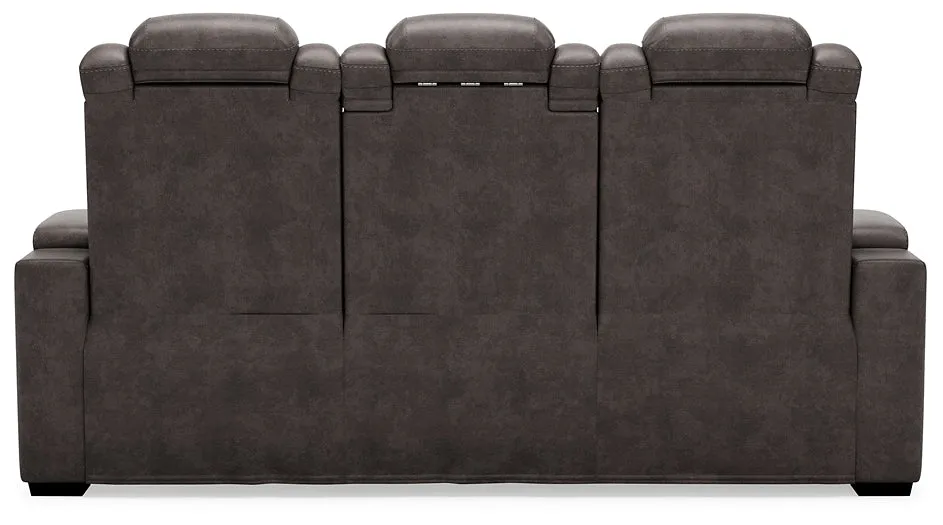 HyllMont PWR REC Sofa with ADJ Headrest