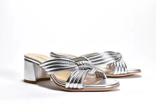 Imani Heel in Argento